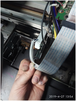 Замена печатной головы DX6 на принтере Roland XF 640