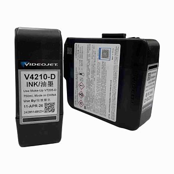Оригинальный картридж Videojet V4210-D с сольвентными чернилами