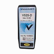  Оригинальный картридж Videojet V525-D с сольвентными чернилами, 