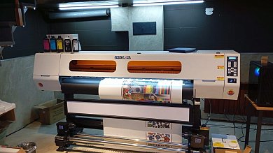 Рулонный УФ принтер UNIVERSAL K-1602UV, EPOSN I3200-U1*2