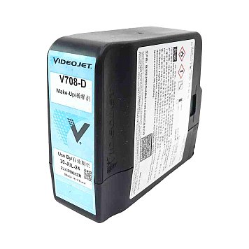 Оригинальные картридж Videojet V708-D с сольвентными чернилами