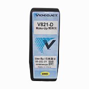  Оригинальный картридж Videojet V821-D с сольвентными чернилами, 
