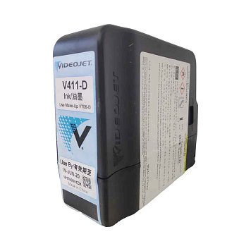 Оригинальные чернила Videojet V411-D на основе растворителя в картриджах