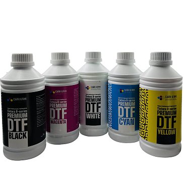 DTF чернила текстильные Tintera R-series PREMIUM, цвет голубой CYAN, 1 литр