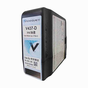Оригинальный картридж Videojet V437-D с сольвентными чернилами