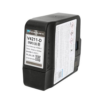 Оригинальный картридж Videojet V4211-D с сольвентными чернилами
